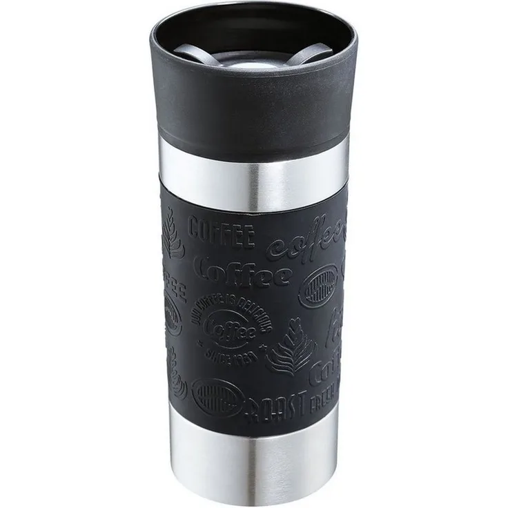 Isoliertrinkbecher VIAGGIO 360 ml schwarz