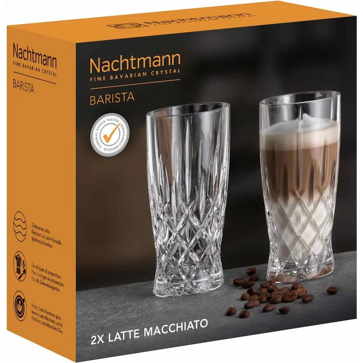 NACHTMANN 104893 NOBLESSE BARISTA Latte Macchiato Gläser 2er Set – Bild 3
