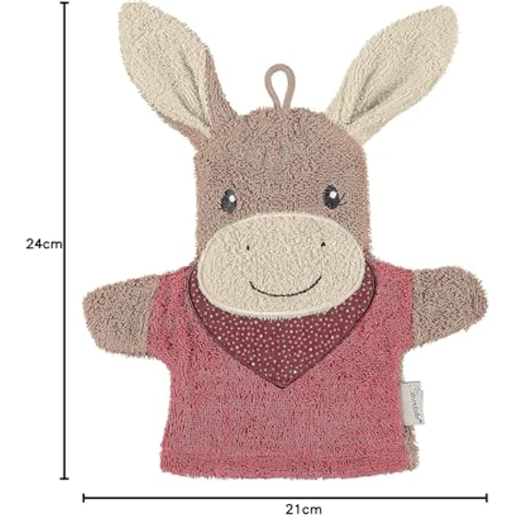 Sterntaler Spiel-Waschhandschuh Emmily mittelblau – Bild 5