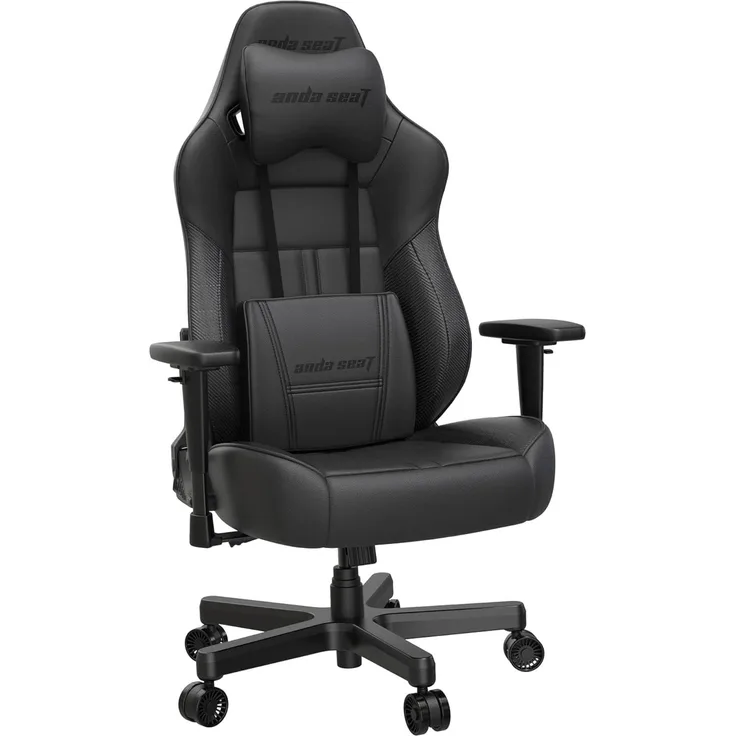 Anda Seat Dark Demon Dragon Gamerstuhle für Erwachsene – Ergonomischer Gaming Bürostuhl mit 4D-Armlehnen, Hochdichtem Schaum, Lendenkissen, Ergonomisch Design, Maximale Belastbarkeit 170kg, Schwarz