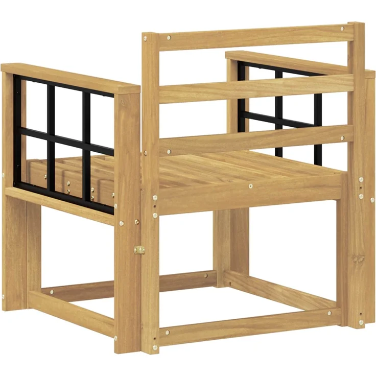 vidaXL Outdoor-Sofagarnitur Massivholz Akazie Weiß 3438983 – Bild 5