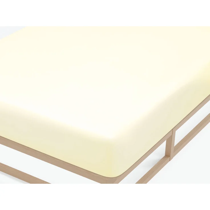 biberna Feinjersey-Spannbetttuch, 100 % Baumwolle, perlmutt, 1x 140x200 cm - 160x200 cm – Bild 1