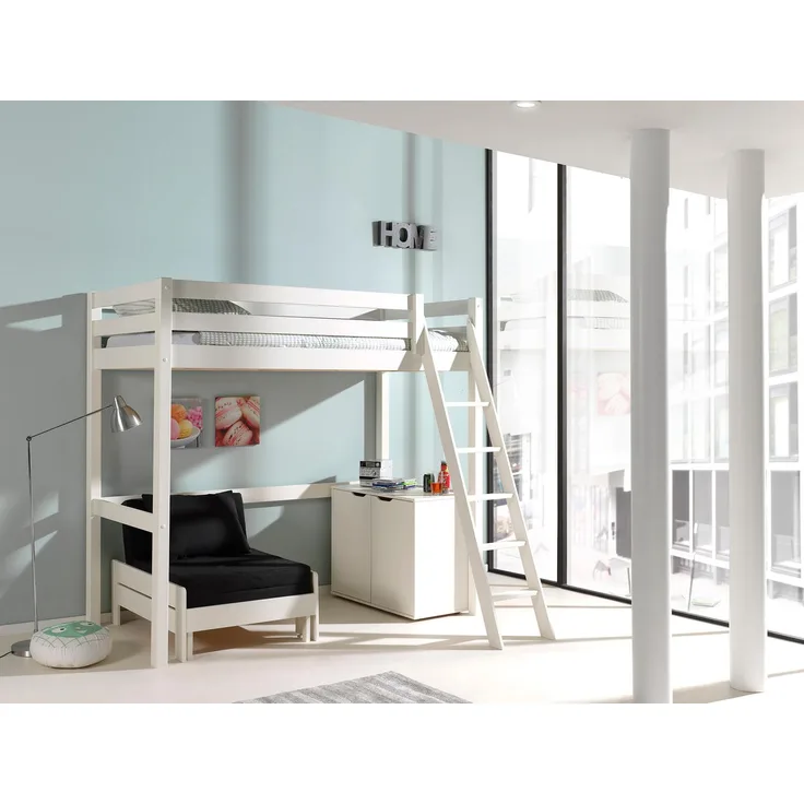 Hochbett Kommode Sessel Pino Kiefer MDF Polyester Mehrfarbig