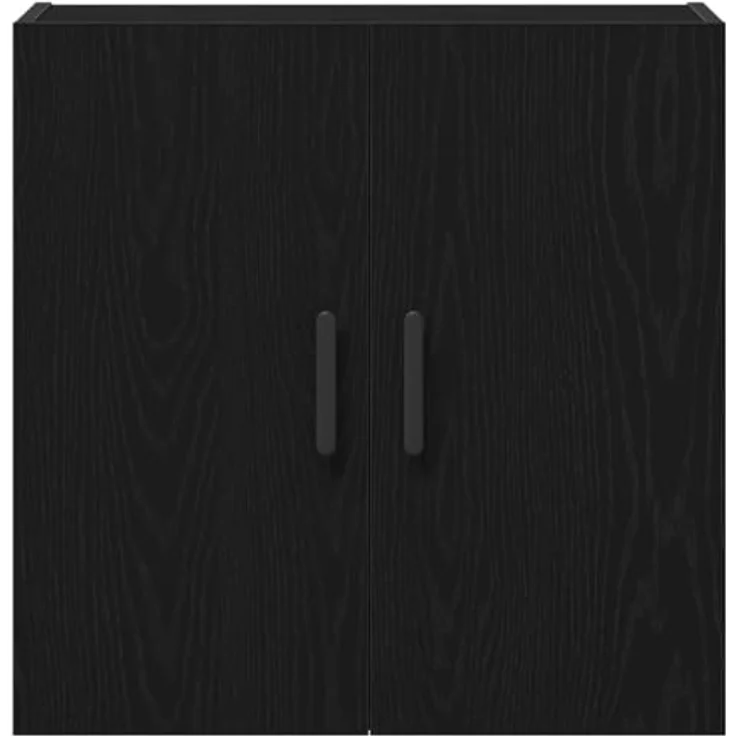 vidaXL Wandmontierter Schrank Schwarz Eichen-Optik 60 x 31 x 60 cm 862945 – Bild 6