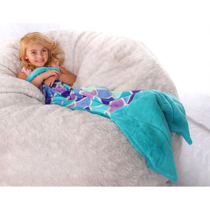 Kinderdecke Cuddle Tails Meerjungfrauendecke AQUA DREAM, Fin Fun, für Kinder – Bild 2