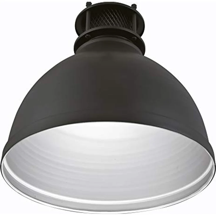 Westinghouse 6326840 Hängeleuchte, Höhenverstellbar im Retro-Design, schwarz, mit Gitterakzent – Bild 5