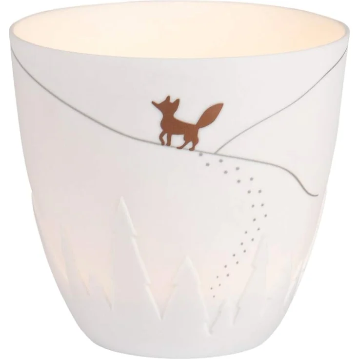 Räder Living Poesielicht Fuchs Gold Ø 9,5 cm H 9 cm