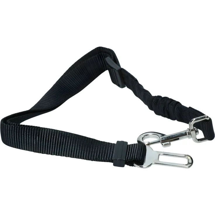 Pawise Hunde Sicherheitsgurt, elastisch, schwarz – Bild 2
