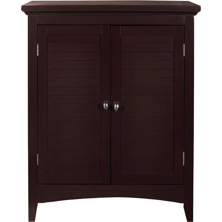 Versanora ELG-595 Badezimmer-Fußboden-Kabinett, MDF, Braun, 66.04 x 33.02 x 81.28 cm – Bild 7