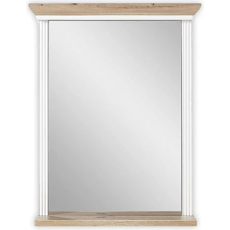 Spiegel JASMIN Wandspiegel Flurmöbel Pinie hell und Artisan Eiche 65x83