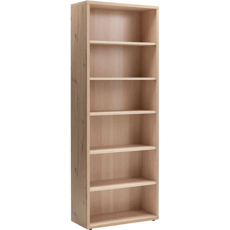 Regal Design-Office / Disegno, Holzwerkstoff, Holzfarben, 81 x 217 x 35 cm – Bild 1