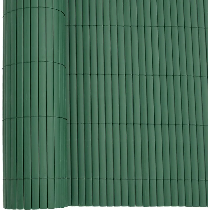 vidaXL Gartenzaun Doppelseitig Grün 1,8x3 m PVC 42002619 – Bild 8