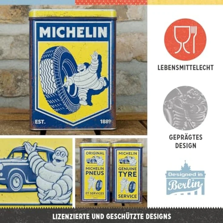 Nostalgic-Art Vorratsdose Vorratsdose L - Michelin - Vintage – Bild 3