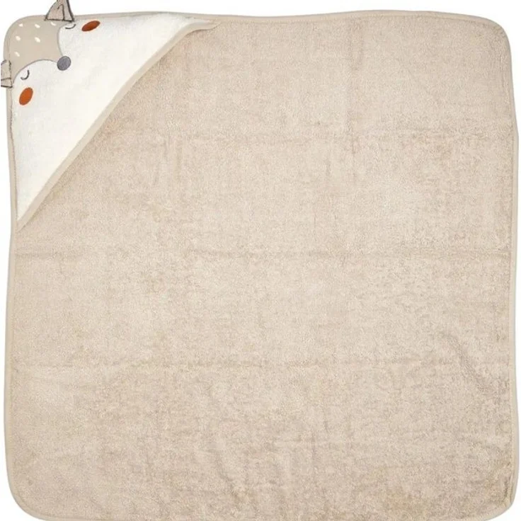 Weiches & flauschiges Kapuzenhandtuch für Babys, 80x80 cm, 100% Baumwolle – Bild 2
