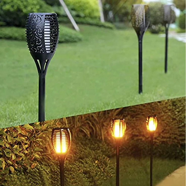 Gardlov Solarlampe für den Garten – Fackel 23559 – Bild 3
