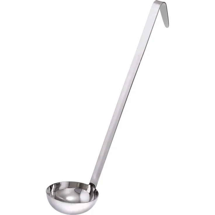 Schöpflöffel 8 cm mit Hakenstiel, Serie GASTRO