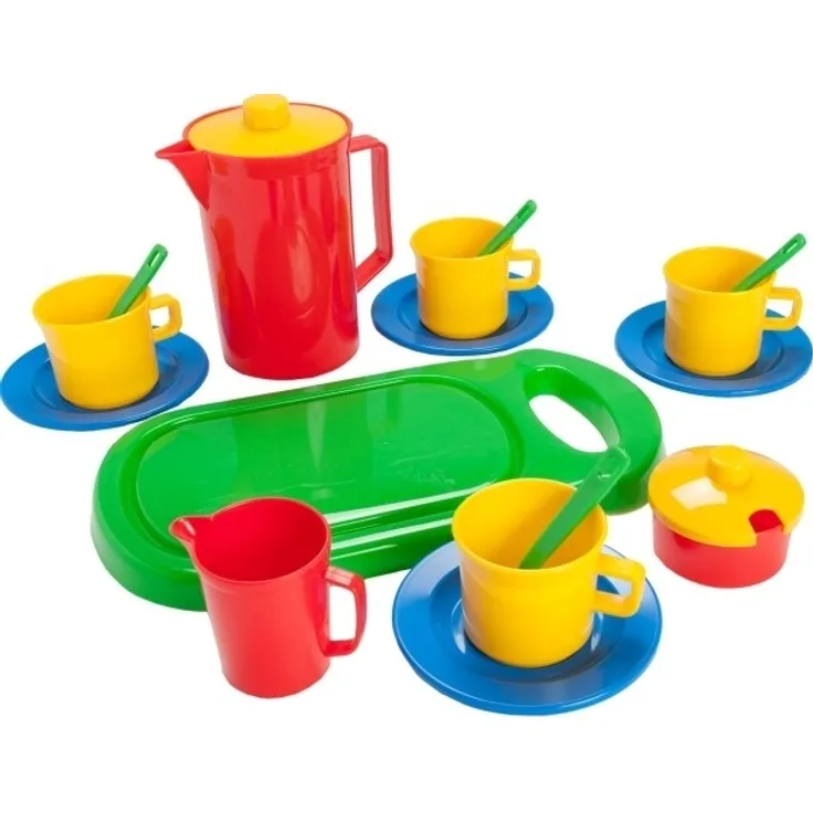 Kaffee-Spielzeugset mit Schneidebrett