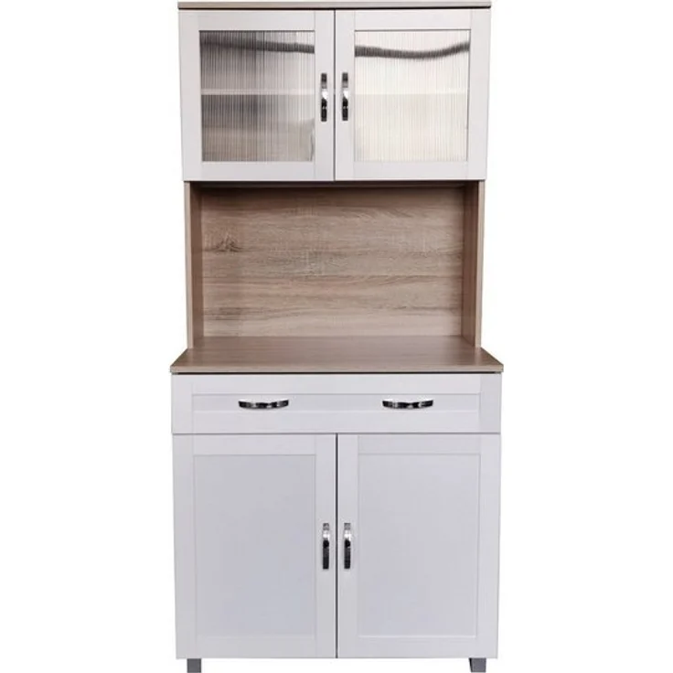 HTI-Line Hochschrank Küchenbuffet Blanca (Stück, 1-St, 1x Schrank Blanca, ohne Dekoration) Küchenschrank Hochschrank – Bild 3