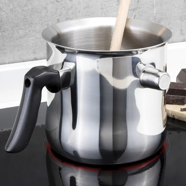 HI Milchtopf 1,2 L Doppelwandig Edelstahl 435277 – Bild 1