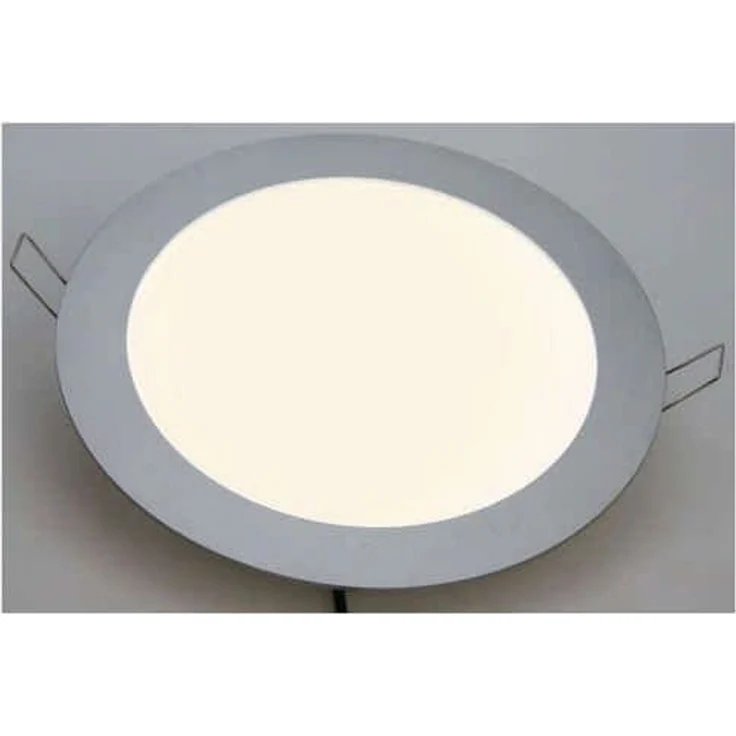 Heitronic Nr. 27639-HE LED Panel Toulouse 145mm Rund 6000K silber dimmbar – Bild 2