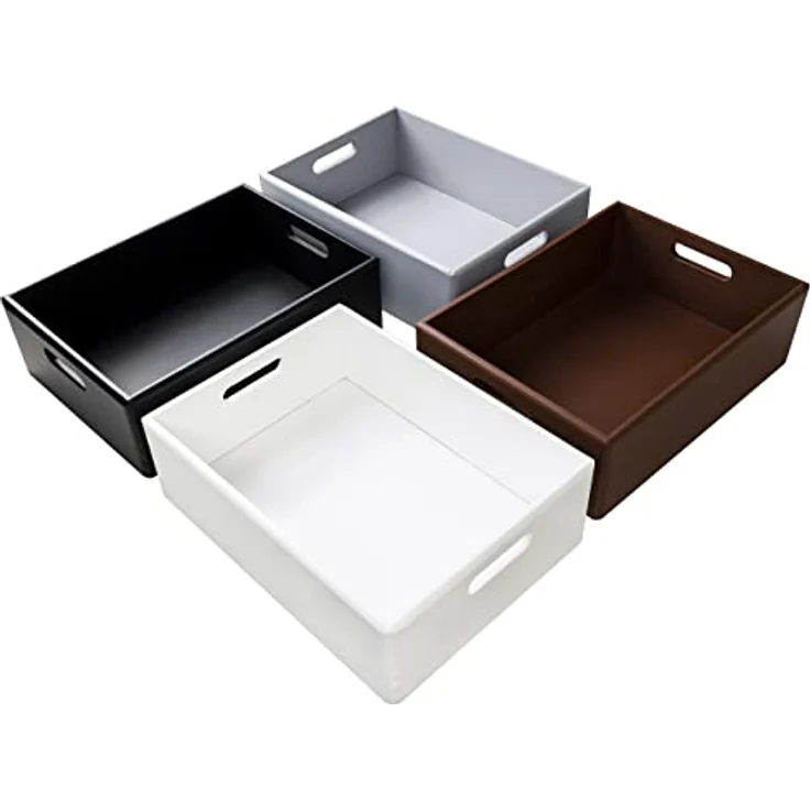 Creative Deco Holzkiste Obstkiste Korb 30x20x13cm (1cm) mit Griffen ohne Deckel, mit Griffen, ohne Deckel – Bild 8