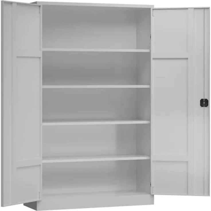 Aktenschrank ClassiX Metallschrank Aktenregal abschließbar- in verschiedenen Größen wählbar - 120 x 194,5 x 60 cm (BxHxT) – Bild 3