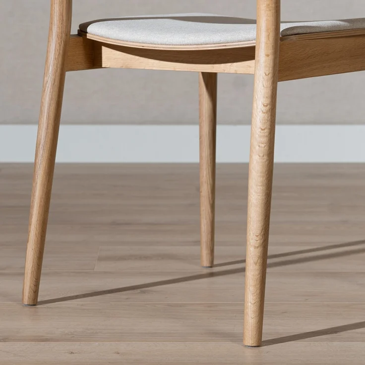 Bronx71 Esszimmerstuhl Elio Eiche Natur / off white – Bild 6