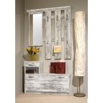 Garderoben-Set >Selene< in Eiche-Antik - 100x190x25cm (BxHxT)