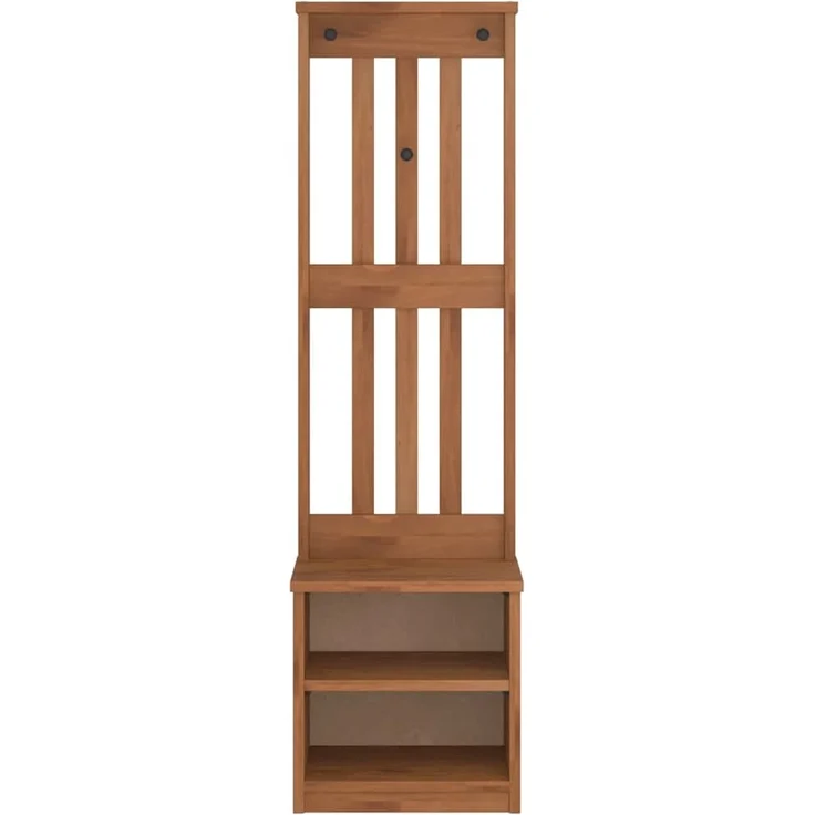 vidaXL Garderobenständer SANDNES 45x40x159,5 cm Massivholz Kiefer 4010478 – Bild 4