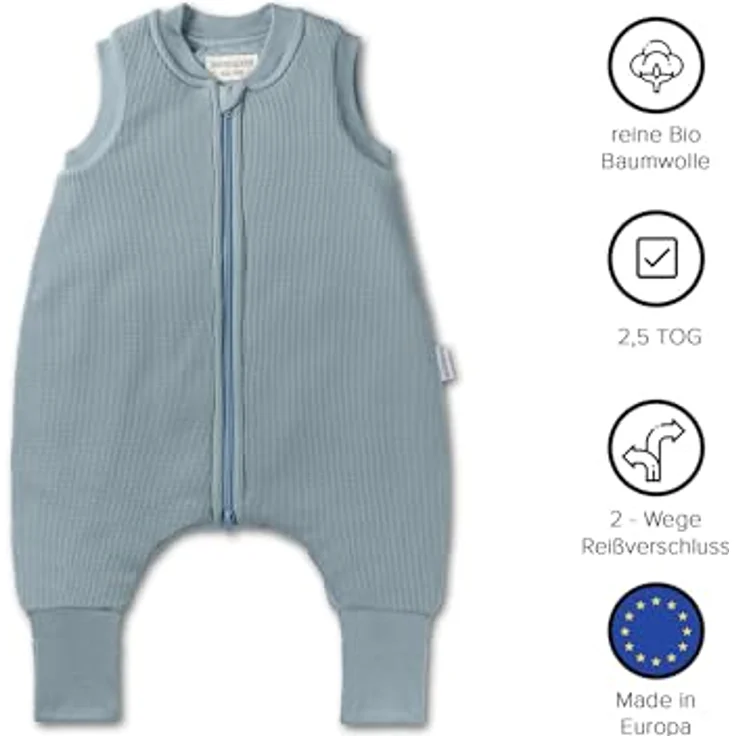 Hofbrucker Baby Winter Schlafsack mit Füßen MATTI – Bild 3