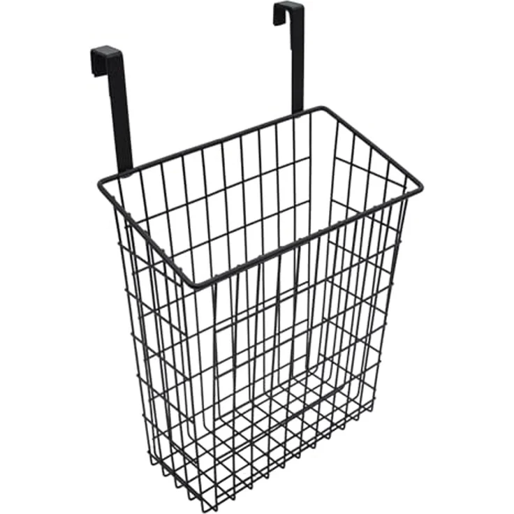 Spetebo Hängekorb Metall schwarz für Schranktüren (Anzahl, 1 St, Stück), Platzsparende Aufbewahrungslösung – Bild 5