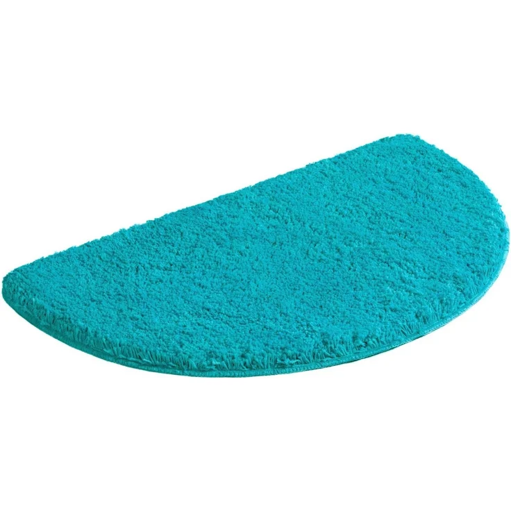 OTTO home Badematte Sanremo Standard, Badvorleger, Badezimmer Teppich, sehr weich, Höhe 30 mm, rutschhemmend beschichtet, schnell trocknend, fußbodenheizungsgeeignet, Polyester, halbrund, Badteppich, unifarben, rechteckig, rund & als 3-tlg. Set erhältlich – Bild 2