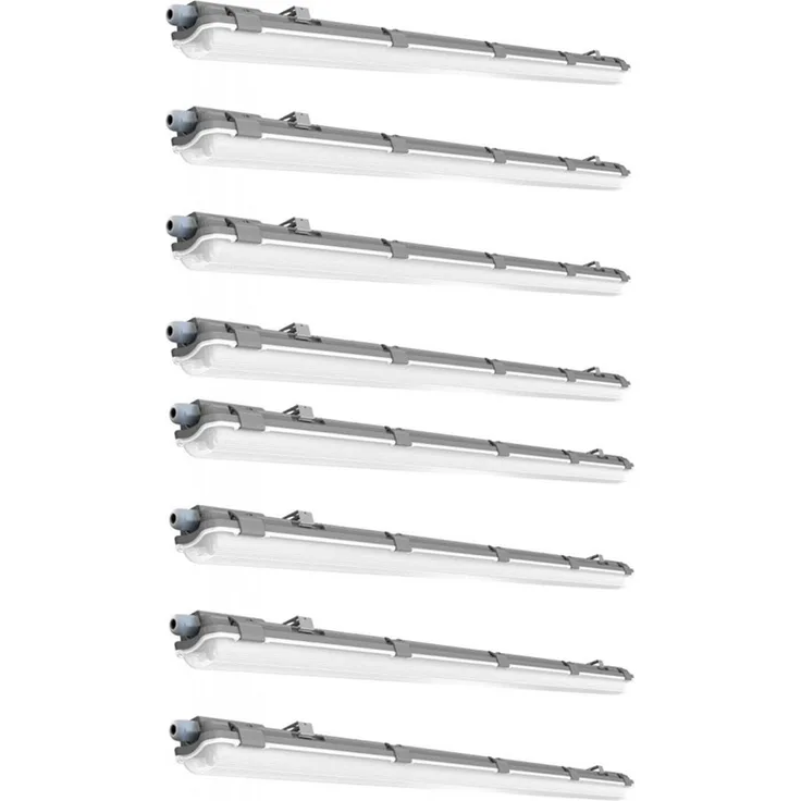 8er Set LED Wannenleuchte, 1700 Lumen, Kaltweiß, L 66,6 cm, VT-6029