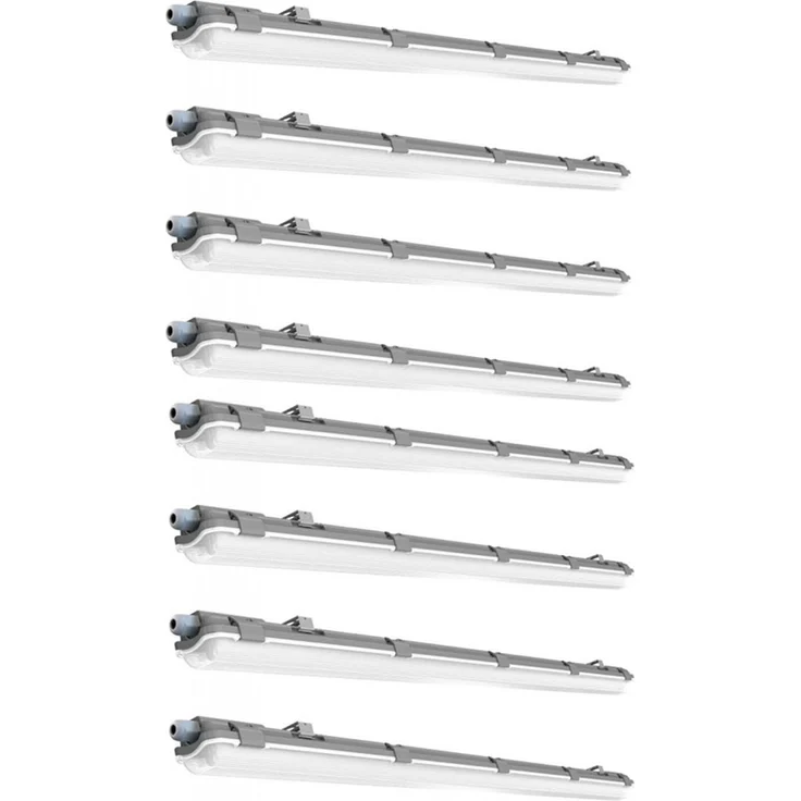 8er Set LED Wannenleuchte, 1700 Lumen, Kaltweiß, L 66,6 cm, VT-6029 – Bild 1