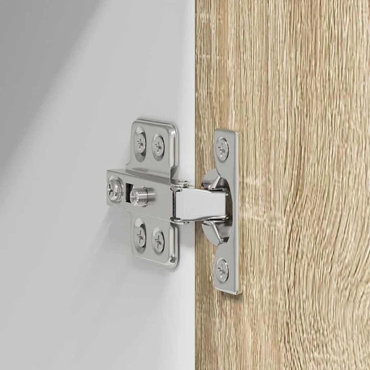 vidaXL Hängeschrank 2 pcs Sonoma-Eiche und Weiß 30 x 31 x 80 cm 884247 – Bild 9