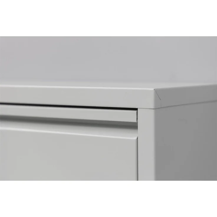Schuhkipper Metall 50 x15 x 170 cm, 5 Klappen, grau RAL 7035 – Bild 8