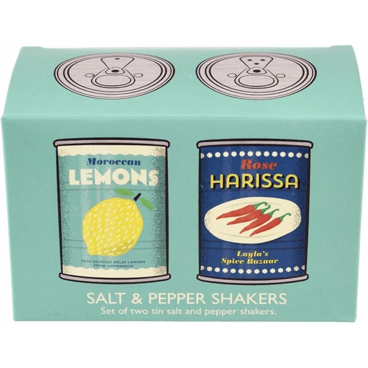 Rex London Salz- / Pfefferstreuer Zitronen und Harissa, (Retro-Design, Set, 2-tlg), ca. Ø 5,2x6,7 cm (je Streuer) – Bild 3