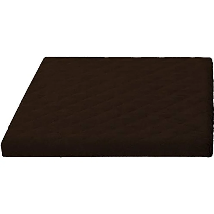 Brandsseller Waschmaschinenbezug & Trocknerbezug 60x60 cm - gepolsterter Schonbezug für Waschmaschine und Trockner – Schutzhülle mit Gummizug - Braun – Bild 1