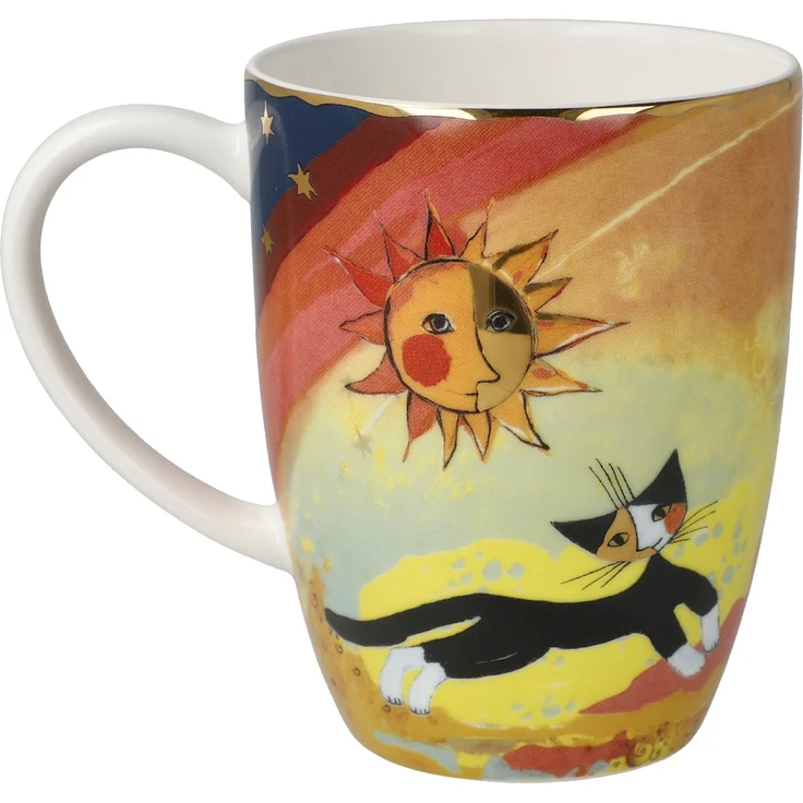 Goebel Tasse Herbstkatzen 9x11x12.5 cm, Porzellan, Spülmaschinengeeignet, Mikrowellengeeignet – Bild 4