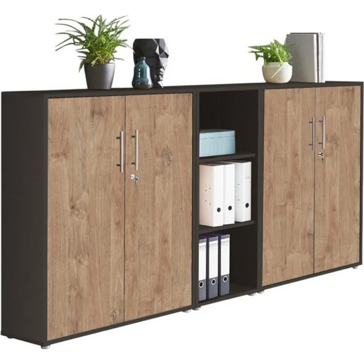 moebel-dich-auf Büromöbel-Set OFFICE EDITION, (Set 8, Büroschrank abschließbar mit Metallgriffen), Made in Germany – Bild 3