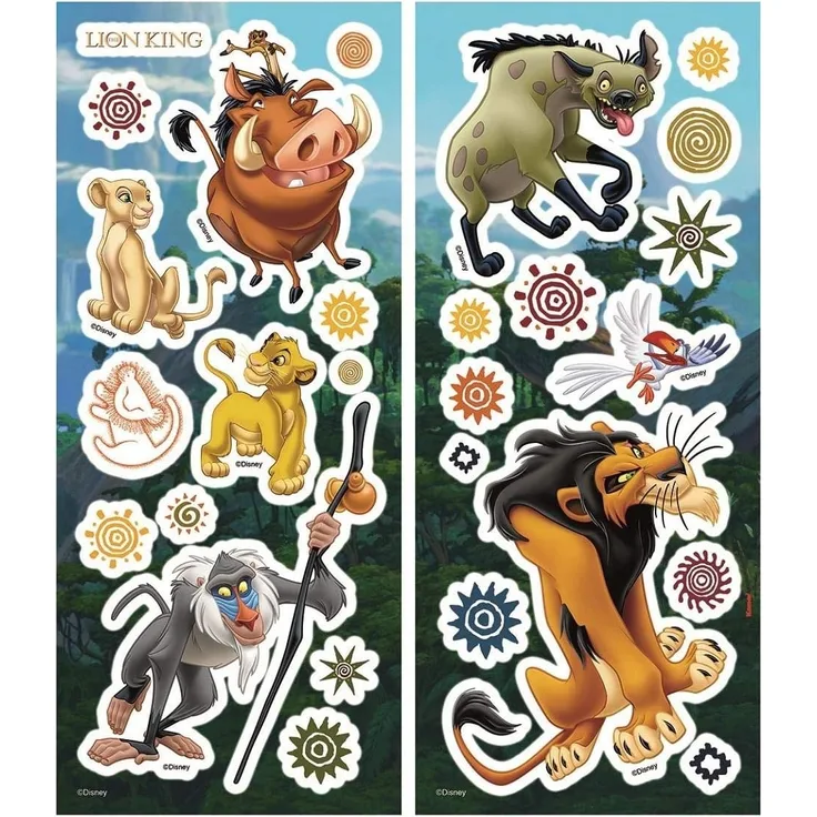 Komar Decosticker-Set Lion King 14x22 cm