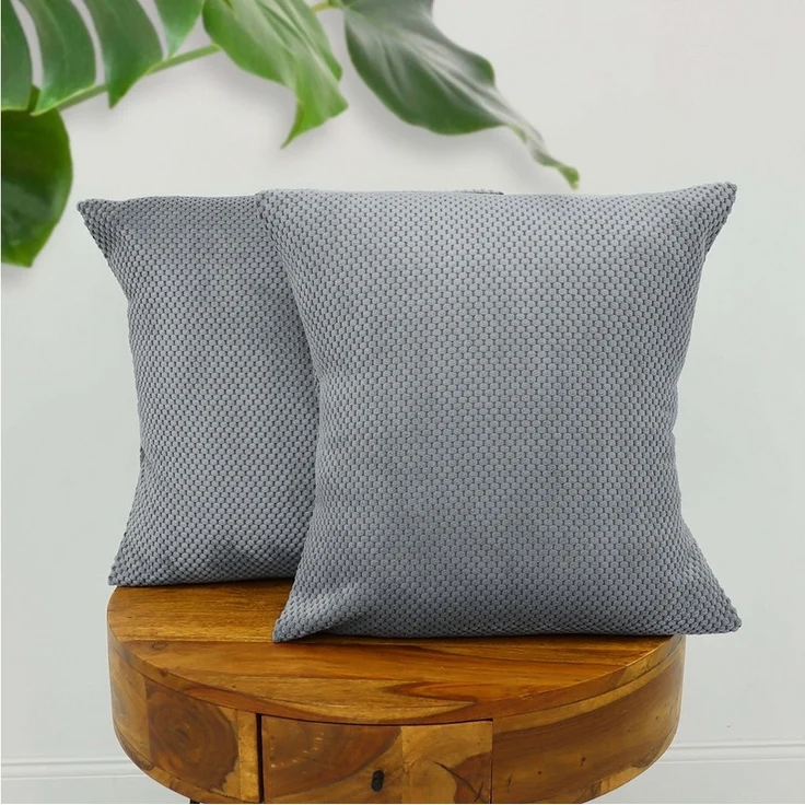 Amilian Dekokissen 2er Set Kissen - Zierkissen - Sofakissen mit Füllung und Kissenbezug, (2 Stück), Kopfkissen, Kuschelkissen, Couchkissen mit Kissenfüllung – Bild 1
