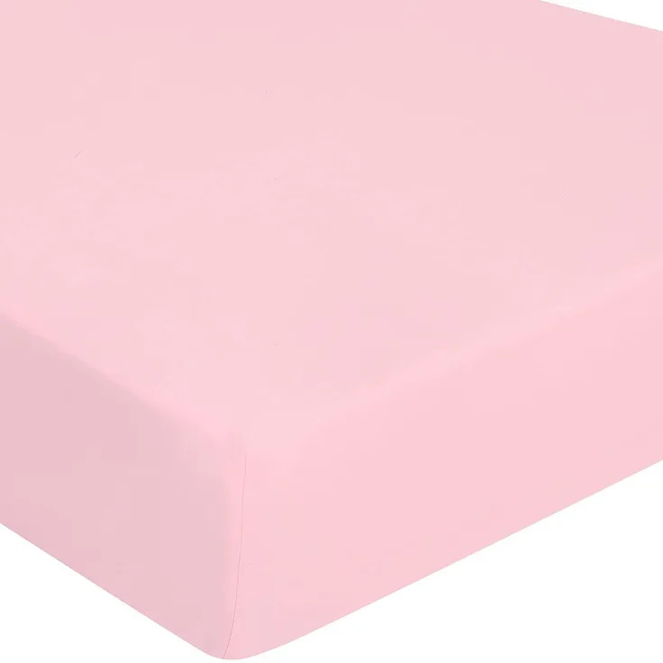 Dudu N Girlie Spannbetttuch für Kinderbett, 100 % Baumwolljersey, 70x140 cm, Rosa