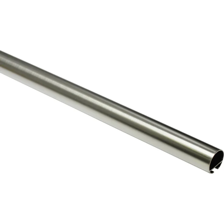 Gardinia Gardinenstange Innenlauf Windsor Ø 25 mm edelstahl-optik 240 cm – Bild 2