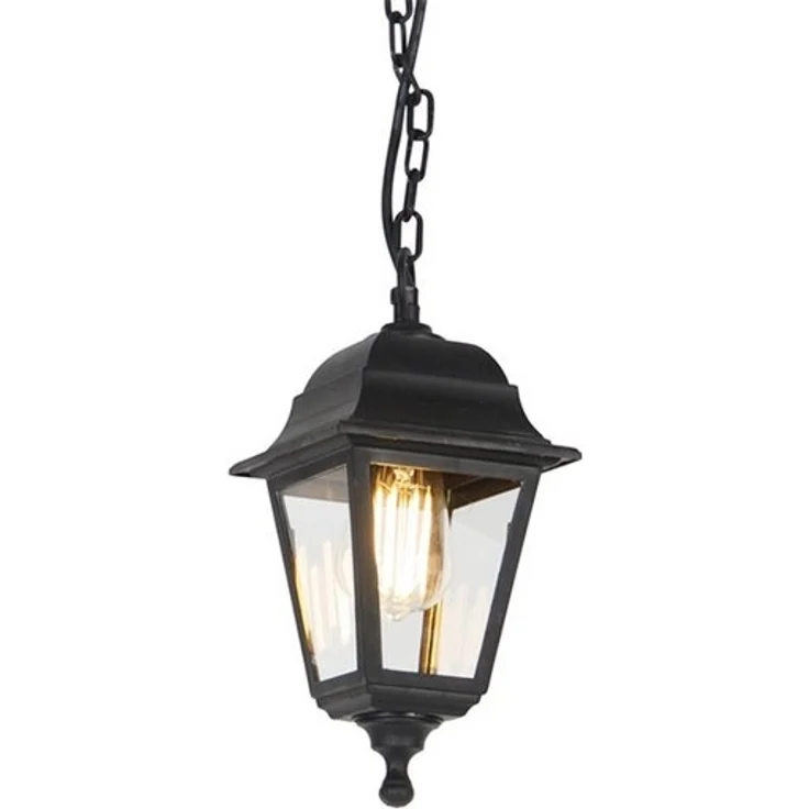 Qazqa Außen-Deckenleuchte Capital, ohne Leuchtmittel, E27, Schwarz, Klassisch / Antik, Kunststoff, 1-flammig – Bild 4