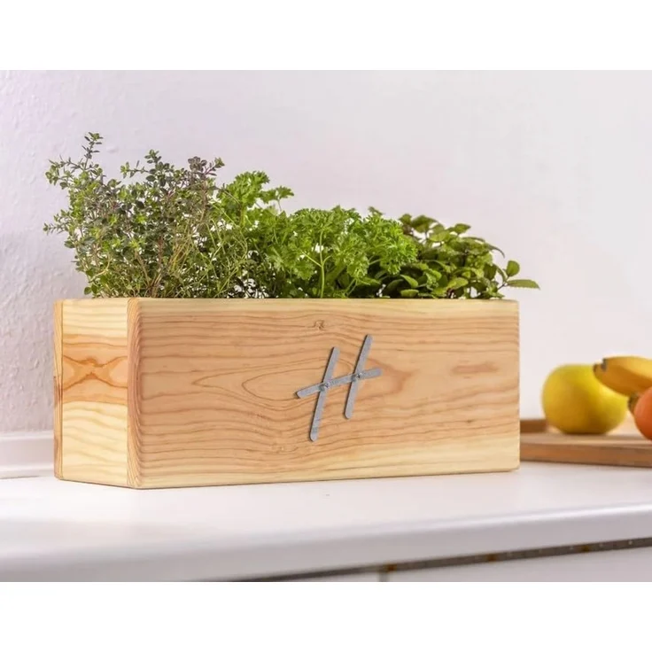 VCM Blumentöpfe URBAN-Hochbeet 920892 Braun H. 16 x B. 39 x. T. 18 cm – Bild 3