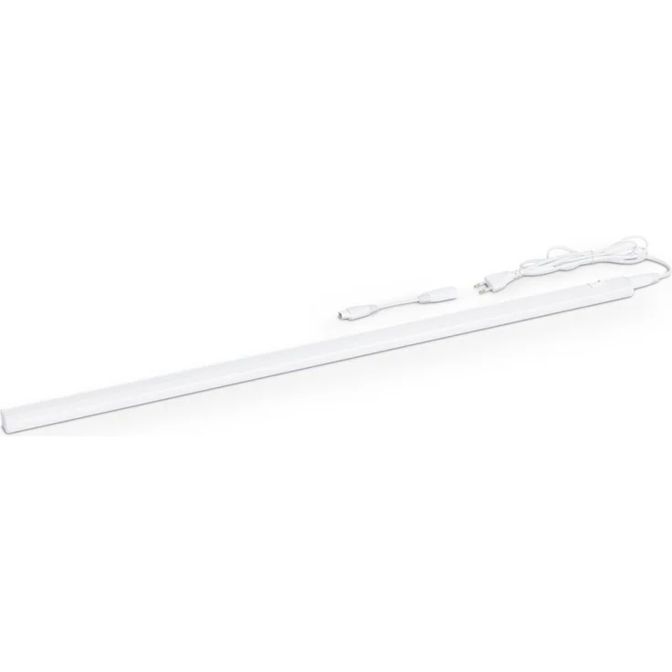 SEBSON Aufbauleuchte LED Unterbauleuchte 60cm neutralweiß, Lichtleiste Stecker & Schalter, Neutralweiß 4000K, Leistung 9W, Helligkeit 1400lm, Betrieb 230V, Maße 570x30x22mm – Bild 5