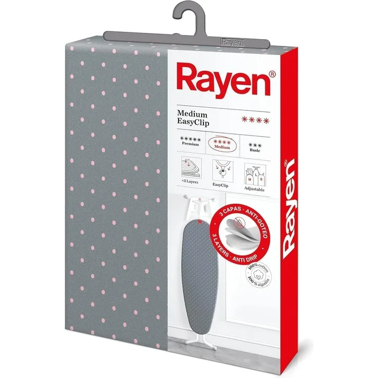 Rayen 6112. 01 Bügelbrettbezug mit Schaumstoffpolsterung, universell