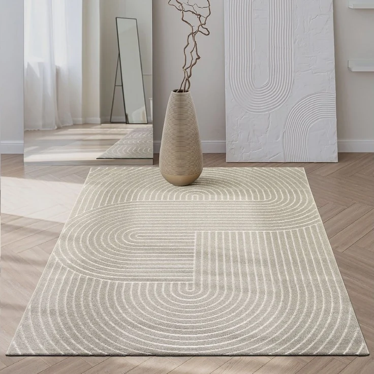 the carpet Teppich Santo Plus, rechteckig, Höhe: 5 mm, Plus moderner robuster In und Outdoor Teppich – Bild 1