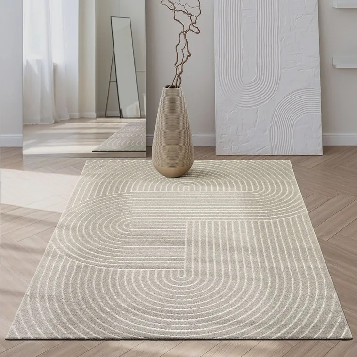 the carpet Teppich Santo Plus, rechteckig, Höhe: 5 mm, Plus moderner robuster In und Outdoor Teppich